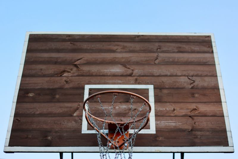 Commercial Basketball Hoop Setup