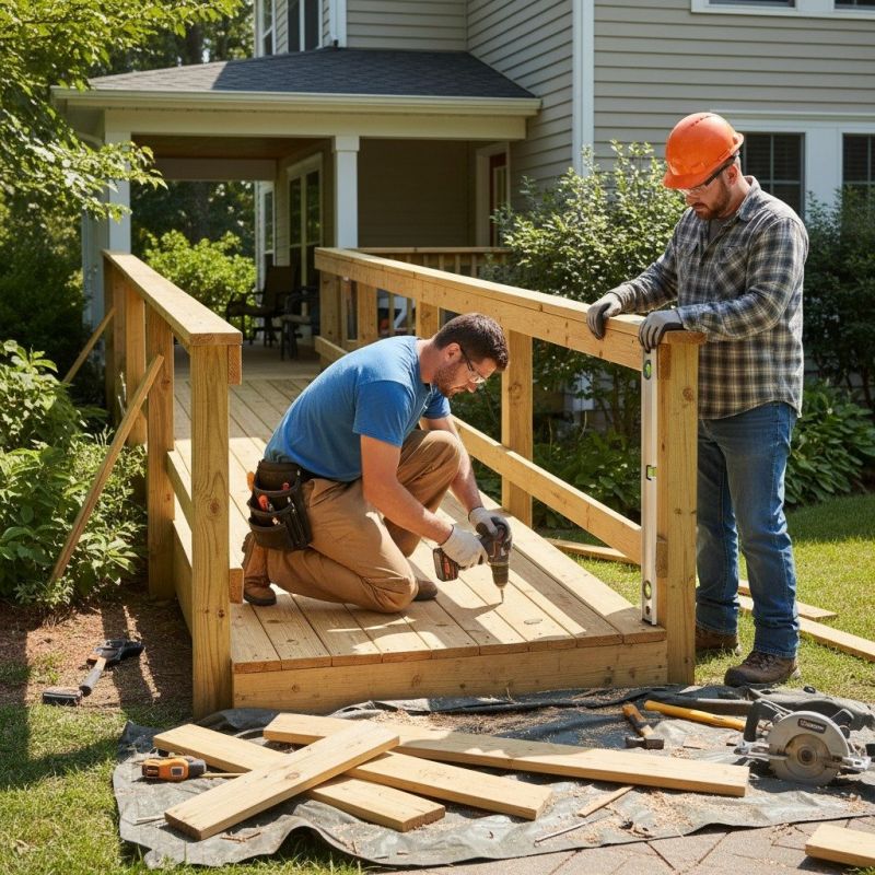 Handicap Ramp Repair in Conroe, TX