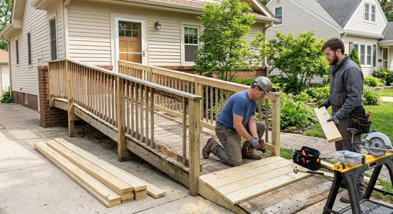 Wood Ramp Repair in Littleton, CO