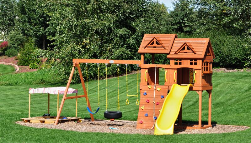 Wooden Playset Installation in Prescott Valley, AZ