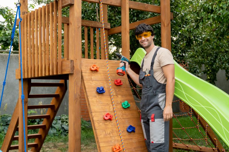Wooden Playset Installation in Littleton, CO